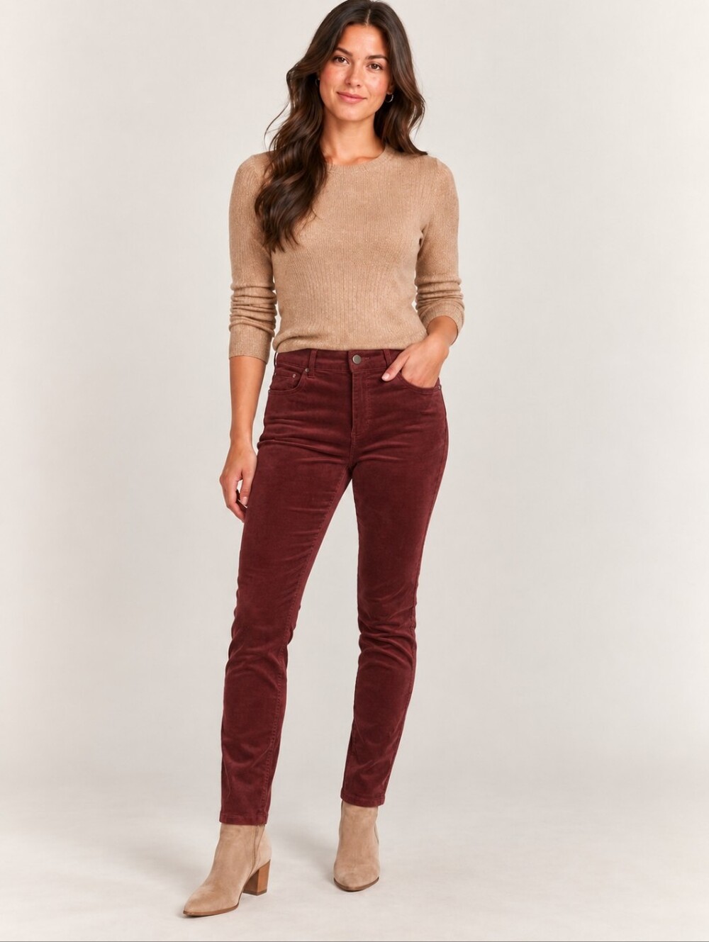 ❤️ NWT! ANN TAYLOR VELVET SKINNY JEANS, MID-RISE, 10 (30)